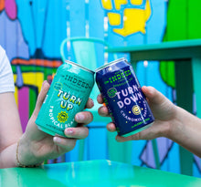 Load image into Gallery viewer, Turn Up Tropical Blast - 5mg THC/100mg Caffeine 12oz 4-packs