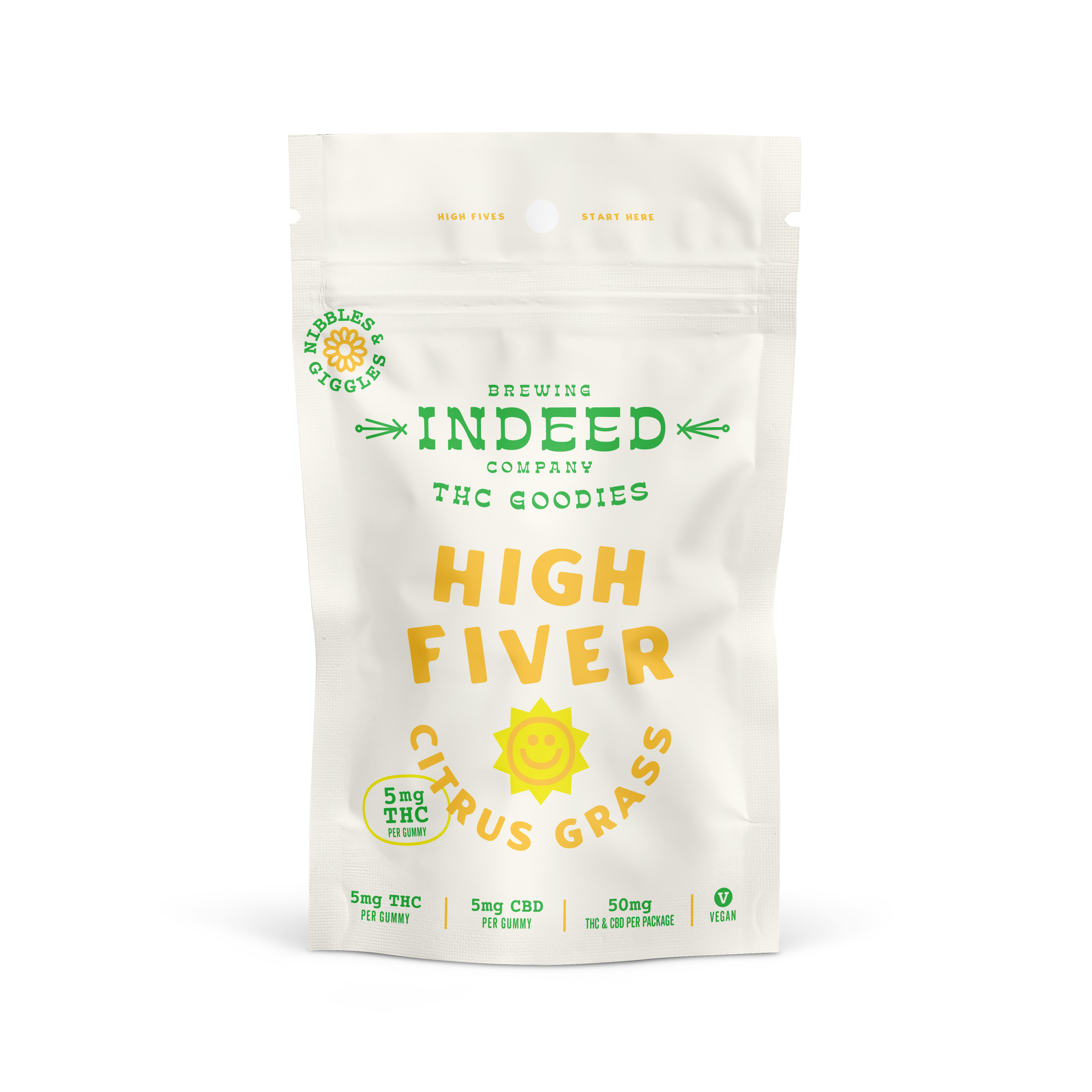 Indeed Brewing High Fiver 5mg THC/CBD Gummies – Indeed Brewing Company