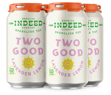 Load image into Gallery viewer, Two Good Lavender Lemon - 2mg THC/2mg CBD 12oz 4-packs