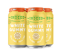 Load image into Gallery viewer, White Gummy - 10mg THC/10mg CBD 12oz 4-packs