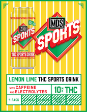 Load image into Gallery viewer, MDS Sports - 10mg THC/180mg Caffeine 16oz 4-packs