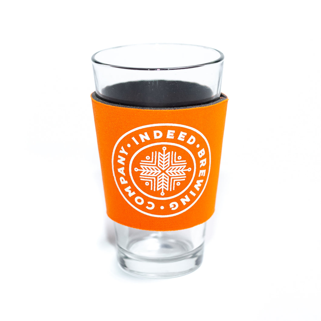 Indeed Brewing Logo Pint Glass + Coozie