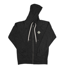 Load image into Gallery viewer, Charcoal Zip Hoodie