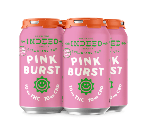 Indeed Brewing Pink Burst - 10mg THC/10mg CBD 12oz Cans – Indeed