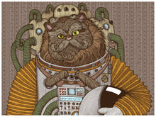 Load image into Gallery viewer, A Chuck U Prints by Indeed Brewing Company in a space suit wearing a helmet.
