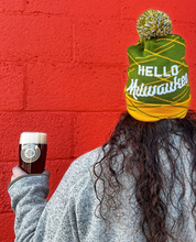 Load image into Gallery viewer, Hello Milwaukee Pom Hat
